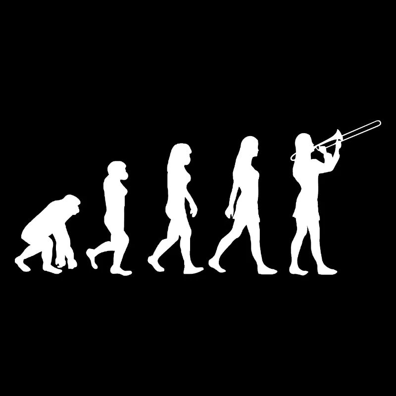 Female trombone trombone player Evolution