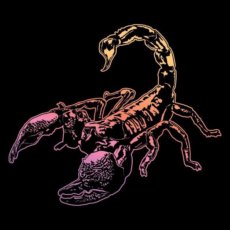 Cool Scorpion Insect Sketch Graphic Scorpion Lover