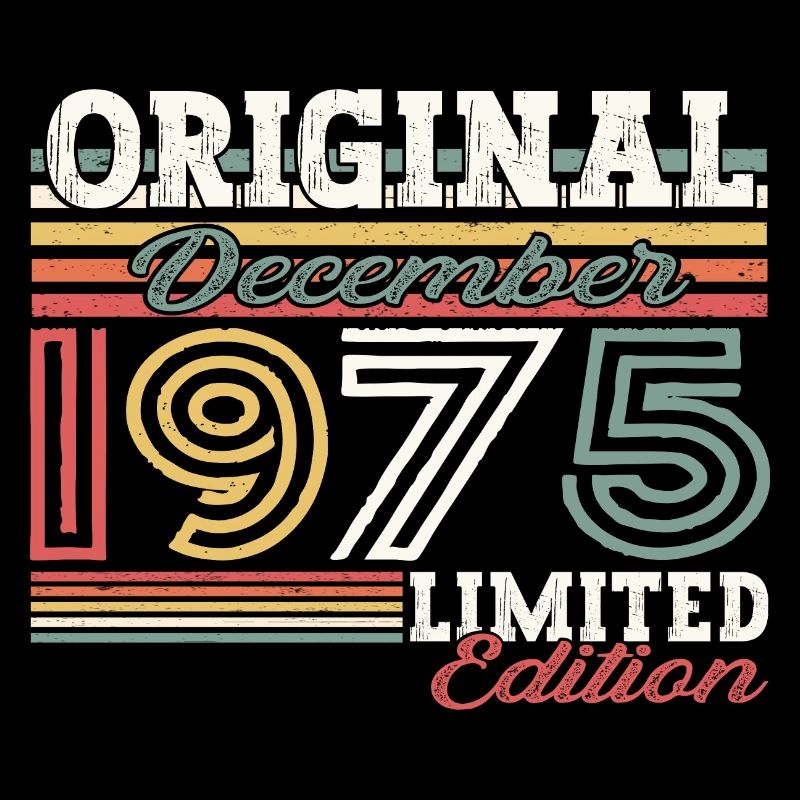 December Born 1975 47th birthday gift