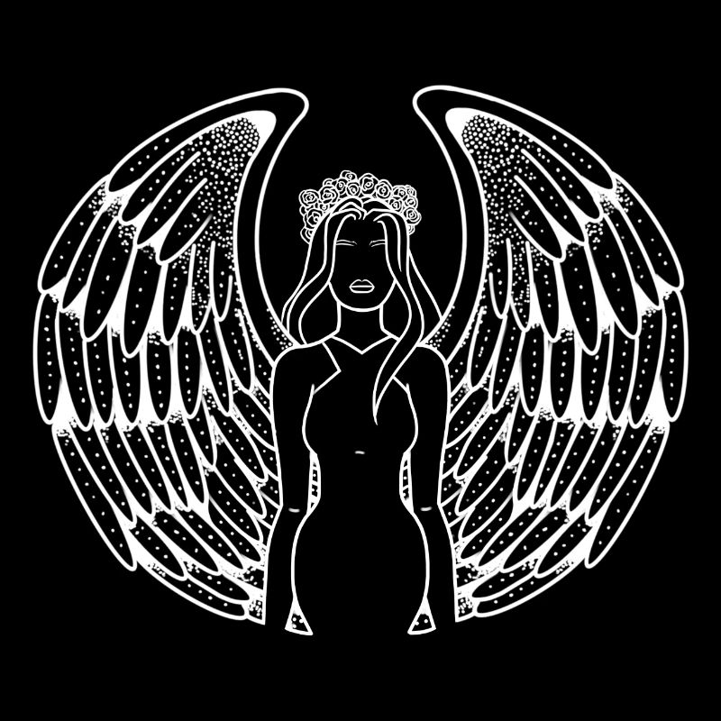 Weiblicher Engel | Engelsflügel | Todesengel