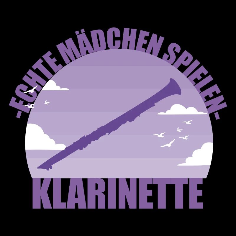 Klarinette Musikerin Instrument Mädchen Geschenk
