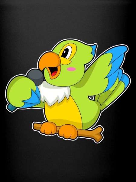 Parrot Singer Microphone Singing