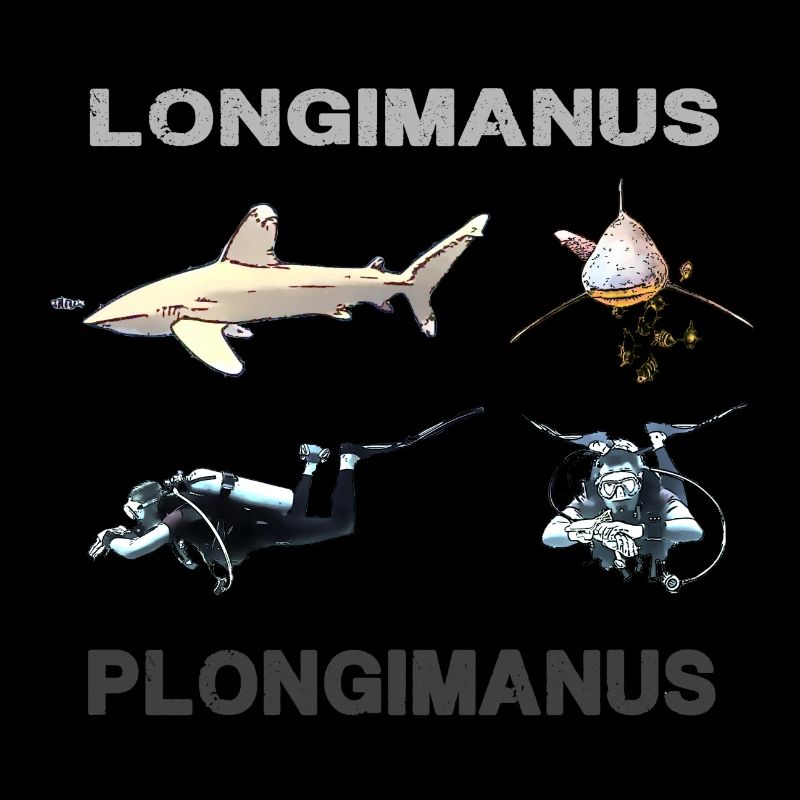 plonger avec les requins : plongeur et requin