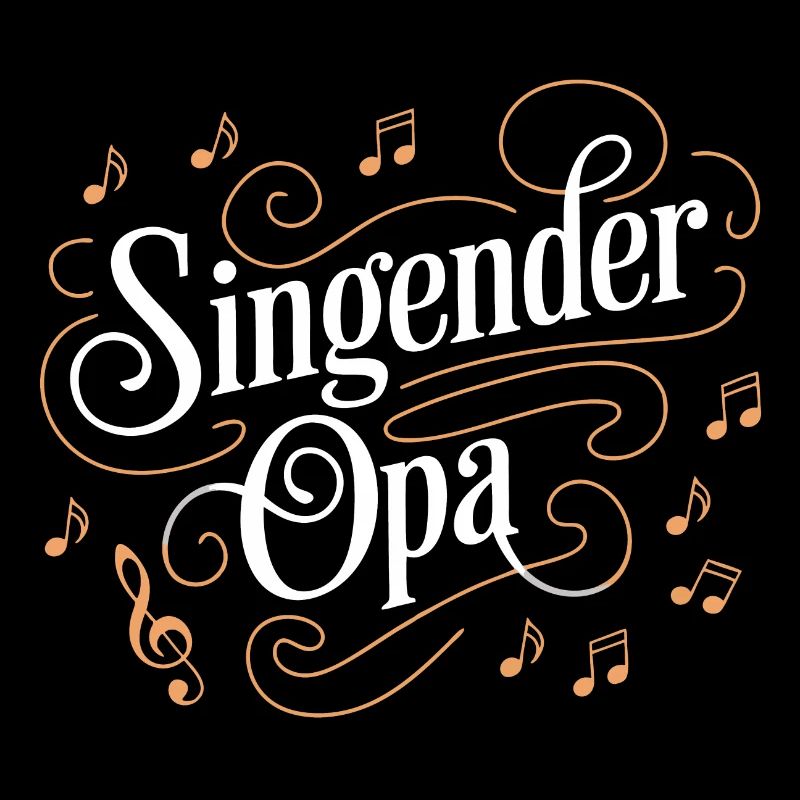 Singender Opa - unser Opa Großvater singt gerne