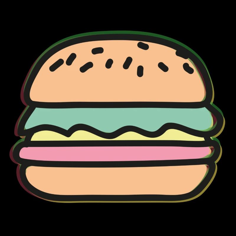 Burger Illustration