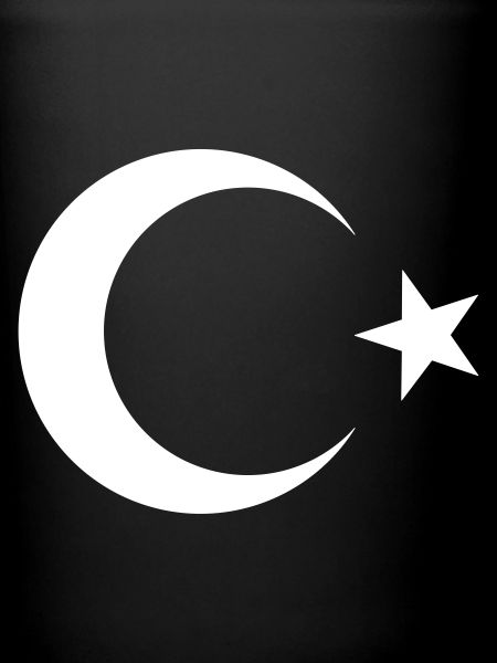 Drapeau turc noir