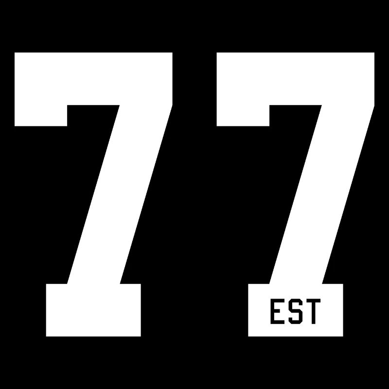 77 EST – Bold Typo & Foundation Style