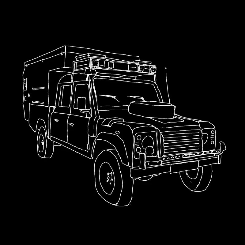 My Defender White