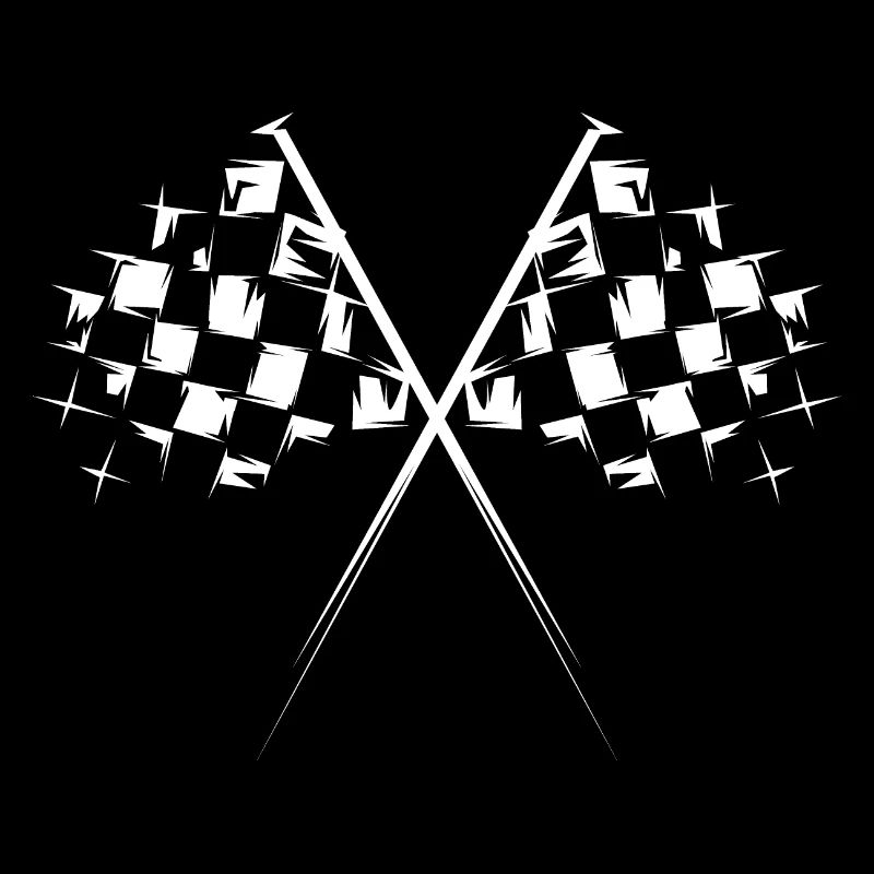 race drapeau de course drapeau de départ symbole d’arrivée Équipe