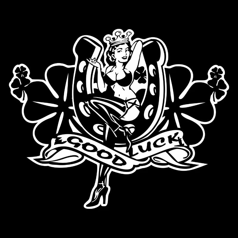 Buona fortuna Pin Up