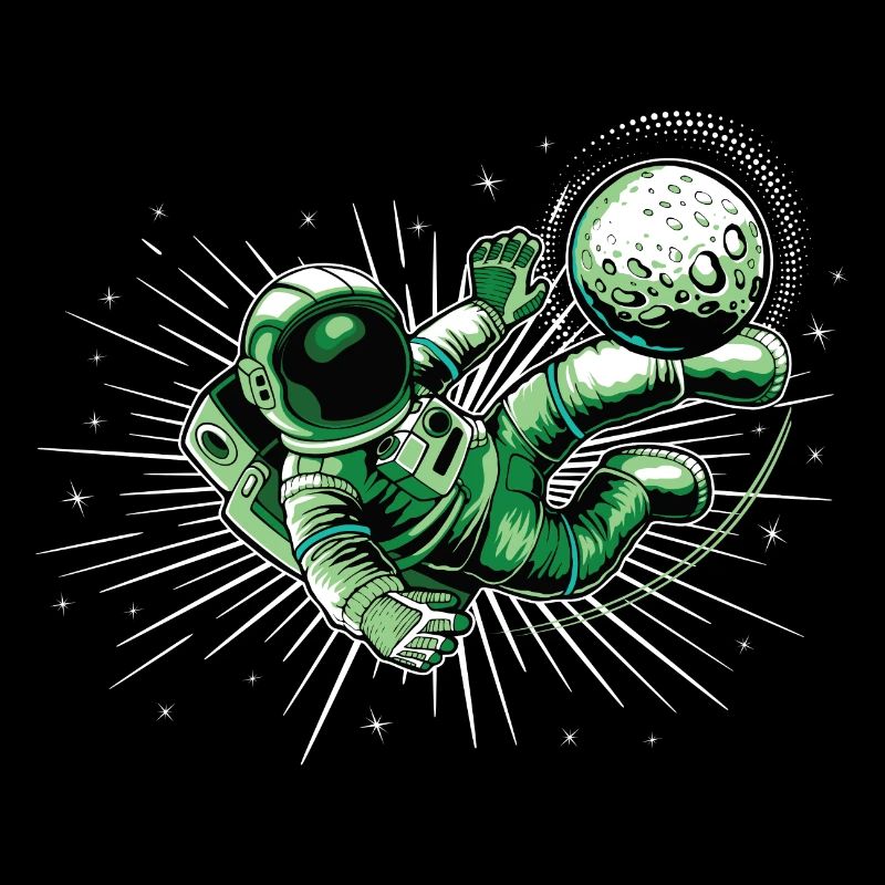 Fußball Astronaut