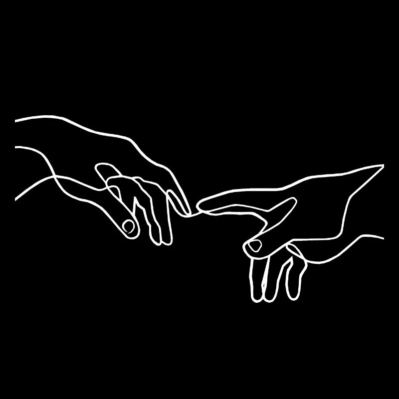 La création des mains d’Adam