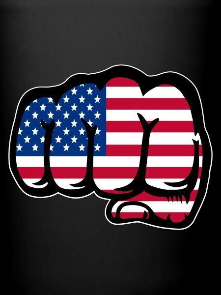 USA Flag Hand Fist