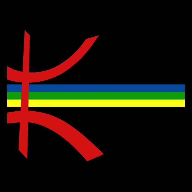 Drapeau Amazigh stylé