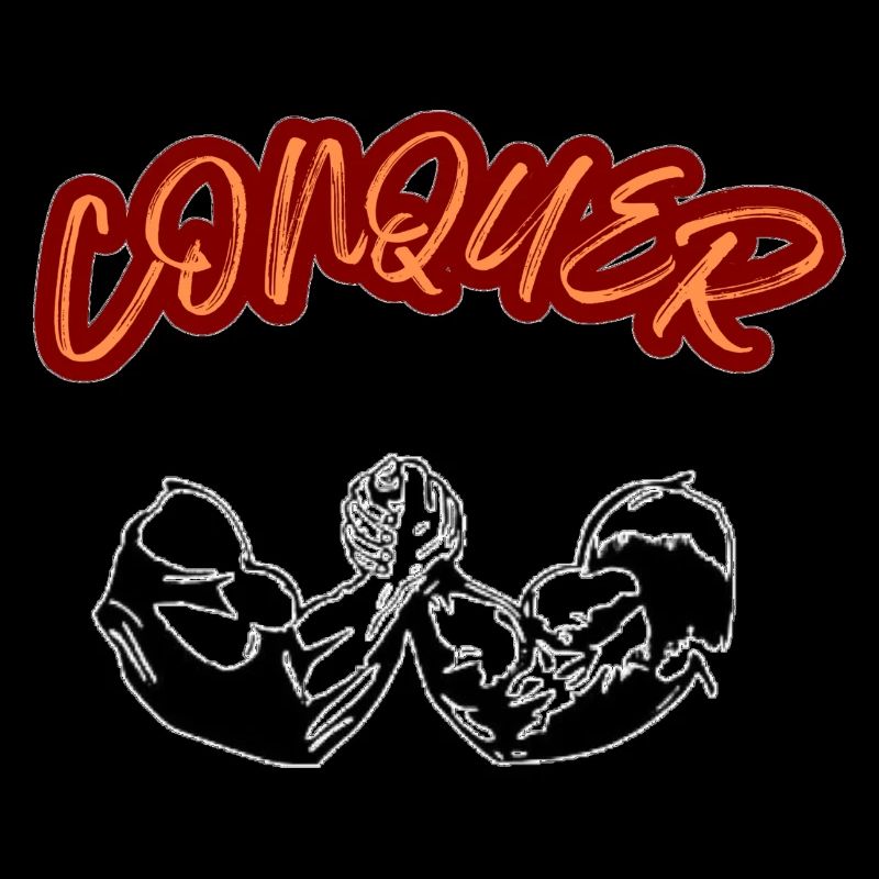 Arm Wrestling ''Conquer'' Tee