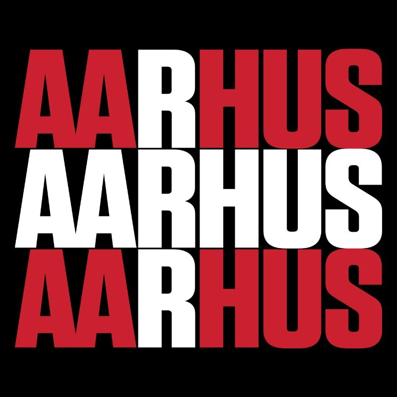 Aarhus Danemark Drapeau