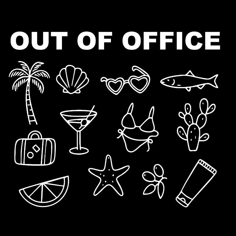 Absent du bureau (blanc) / Vacances / Pension