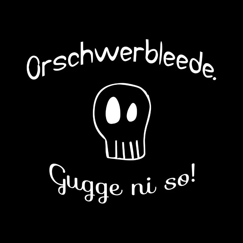 Orschwerbleede Saxon Saxe Ossi Crâne