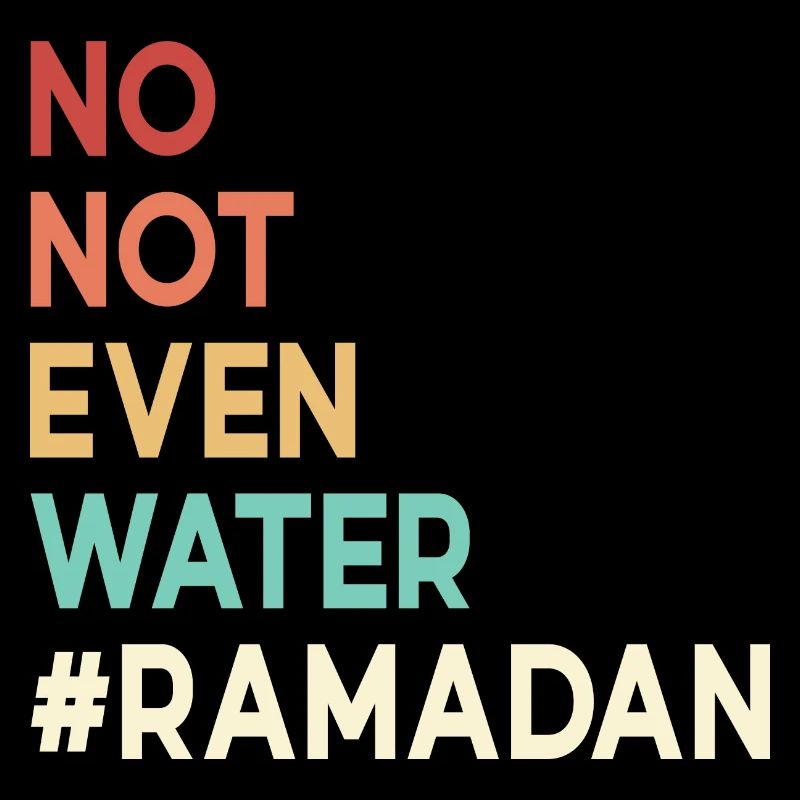 Nein nicht einmal Wasser Ramadan