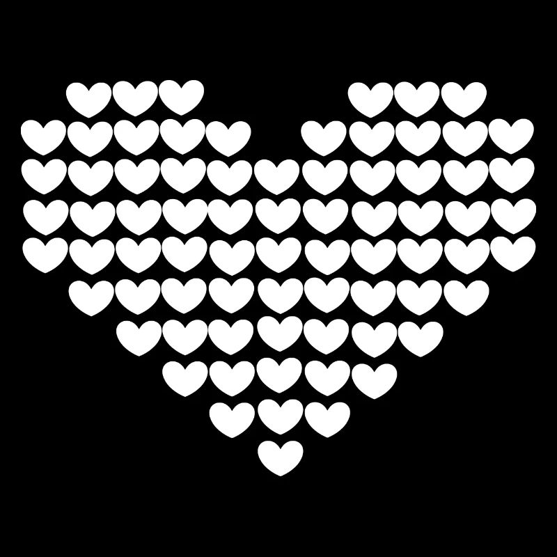 white heart white gift valentine's day
