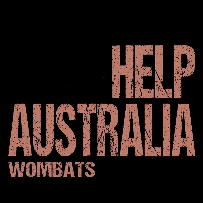 HELP AUSTRALIA WOMBATS