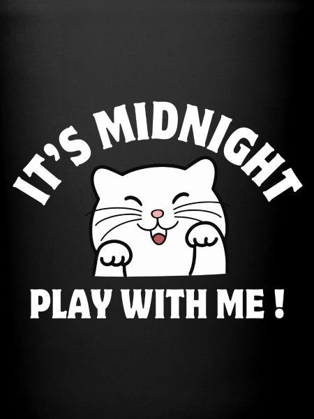 minuit, chat, chat humour