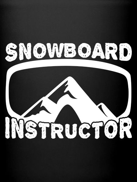 Instructeur de snowboard drôle