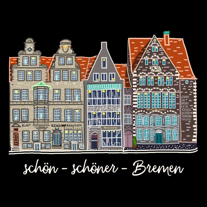 Bremen Market, Drawing, Germany