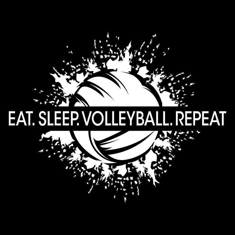 eat sleep volleyball repeat Beachvolleyball icon
