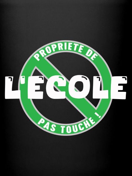 Propriété de l’école, blanc