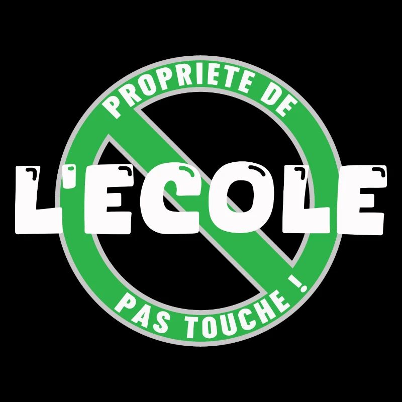Propriété de l’école, blanc