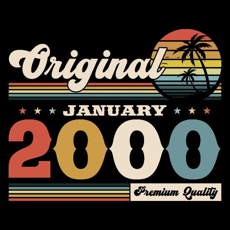 25e anniversaire Original Janvier Année 2000