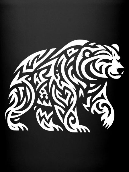 Ours grizzli tribal