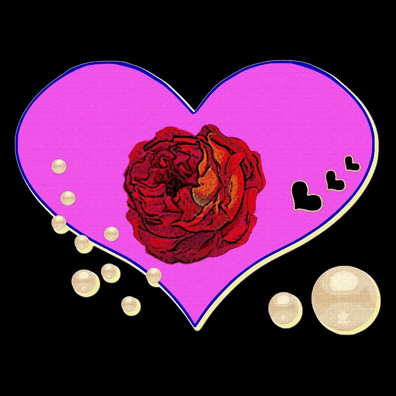 rosen design, Herzmuster Perlen