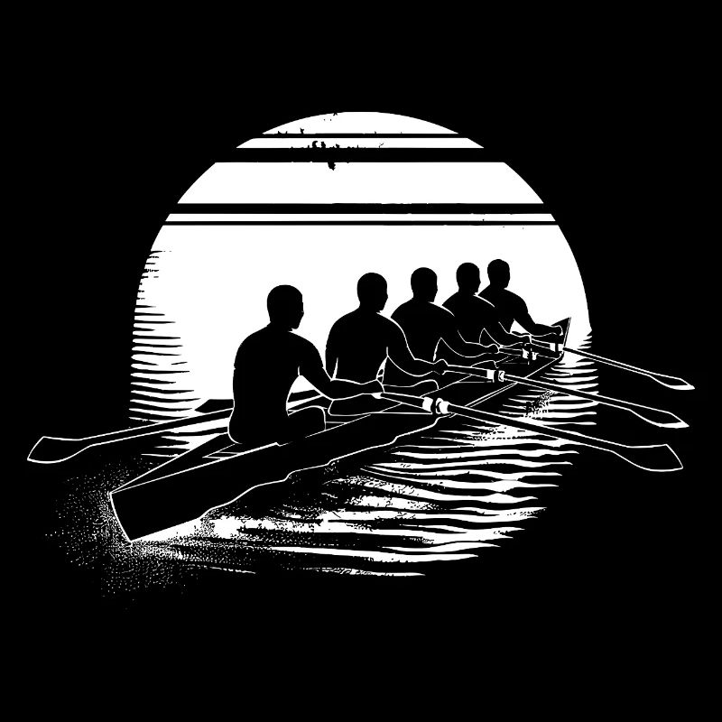 Rowing Team Sketch