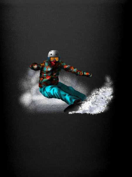 snowboarding