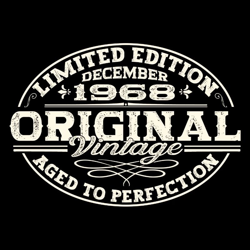 Original Décembre 1968 54e anniversaire Cadeau
