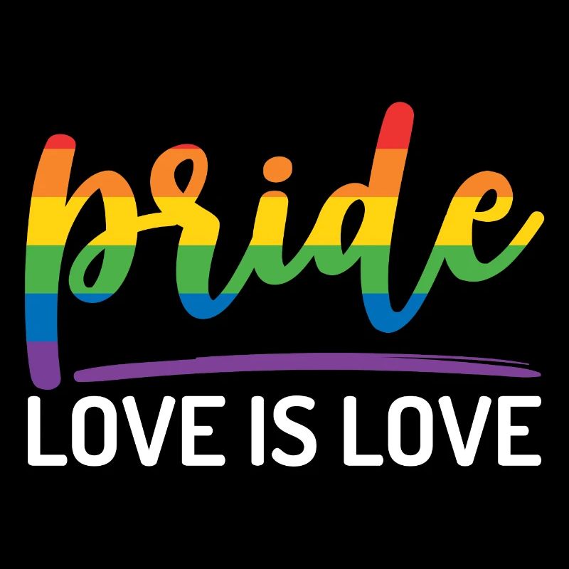 LGBTQ+ Pride. Love is Love.