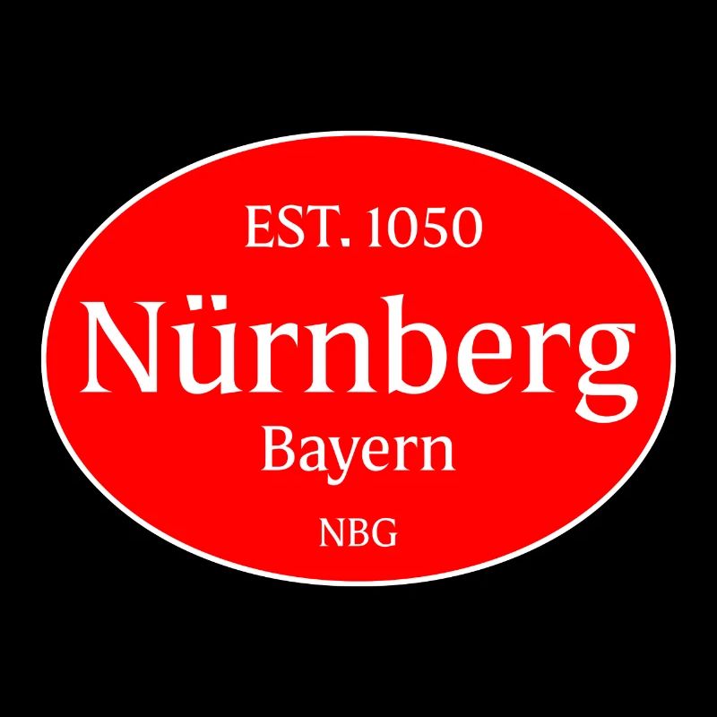 Nürnberg Emblem Retro Oval