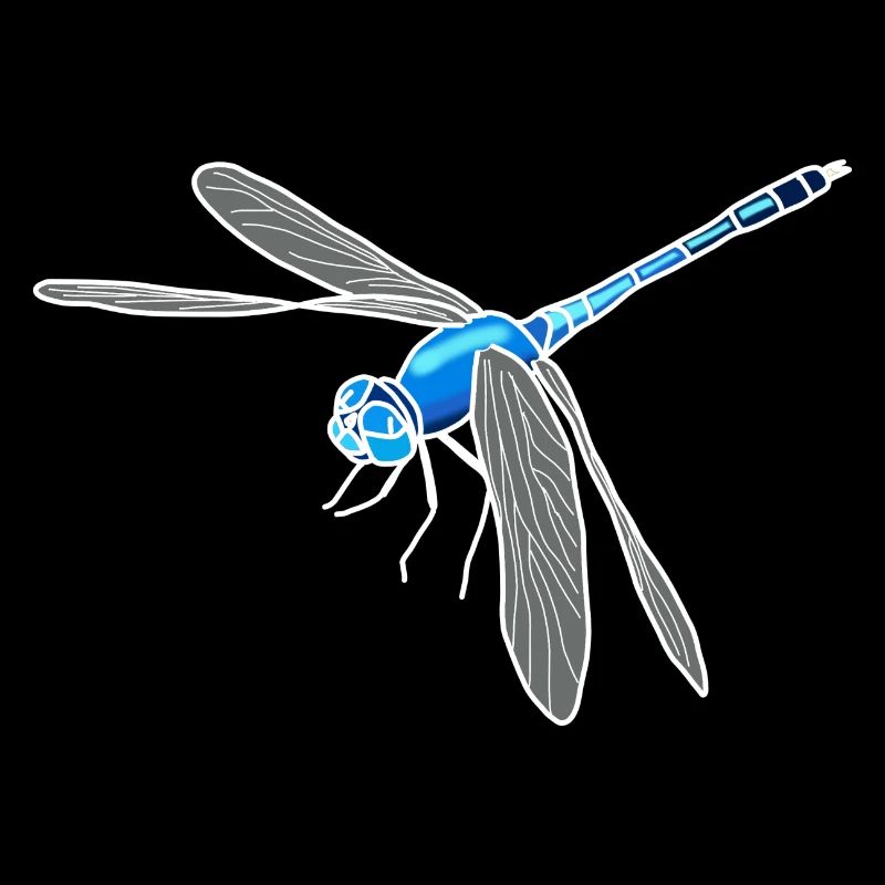 Dragonfly lineart