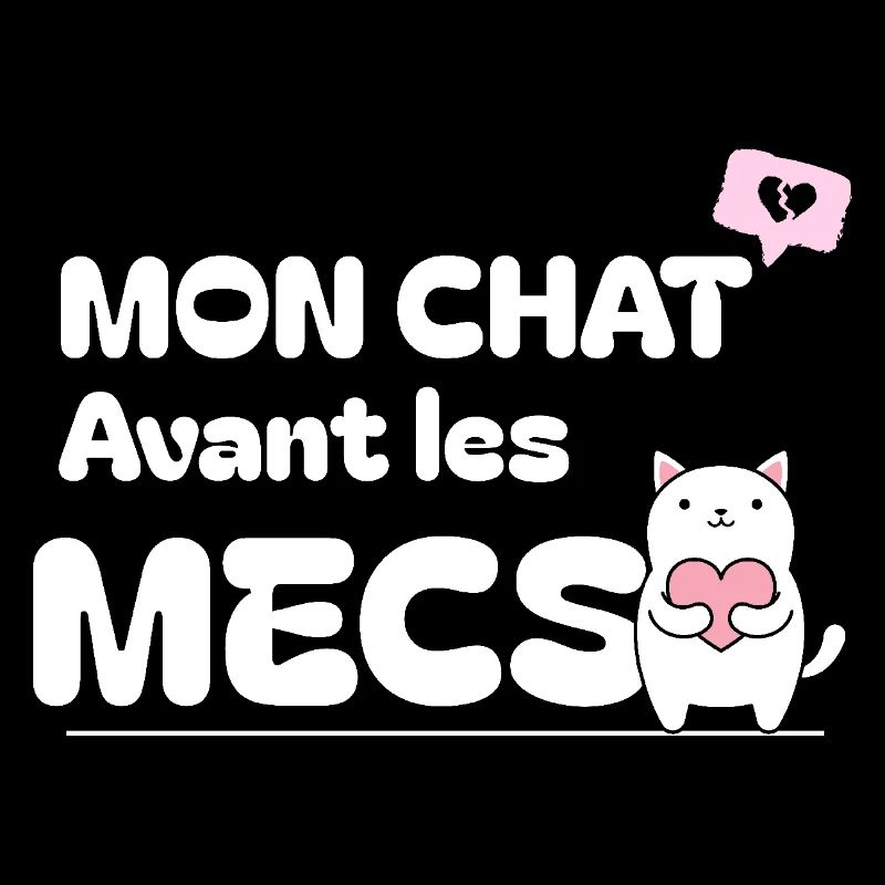 Mon chat avant les mecs.