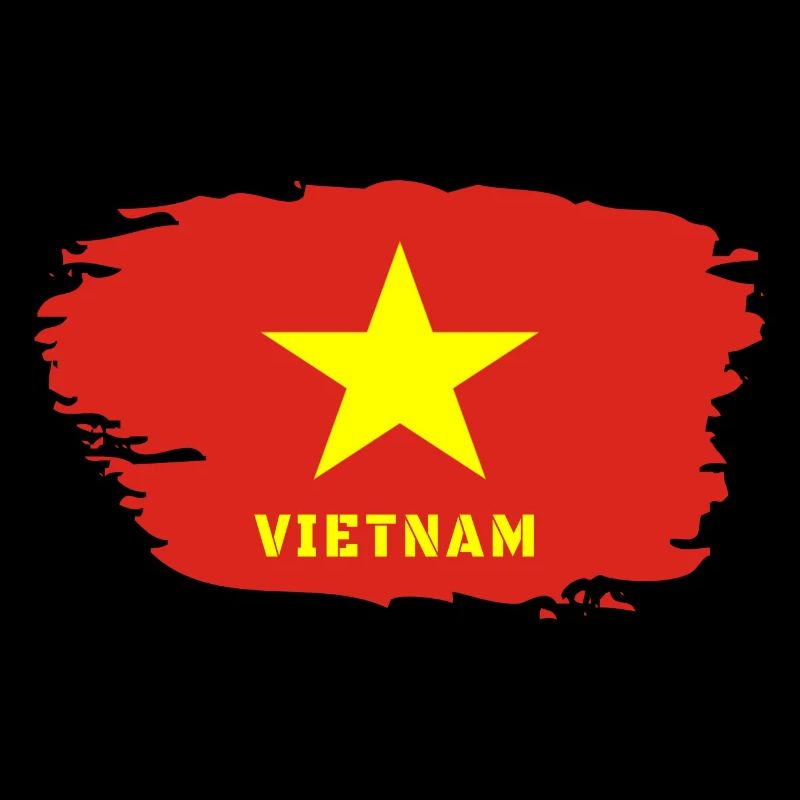 Vietnam Flagge / Geschenk Hanoi Asien Südostasien