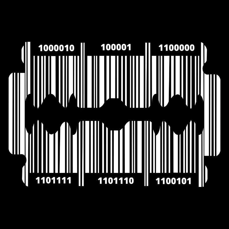 Rasierklinge mit Code