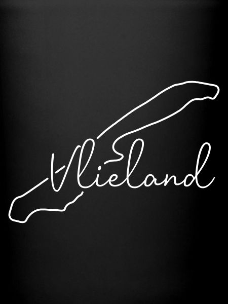 Vlieland | Map Line-Art Minimalism
