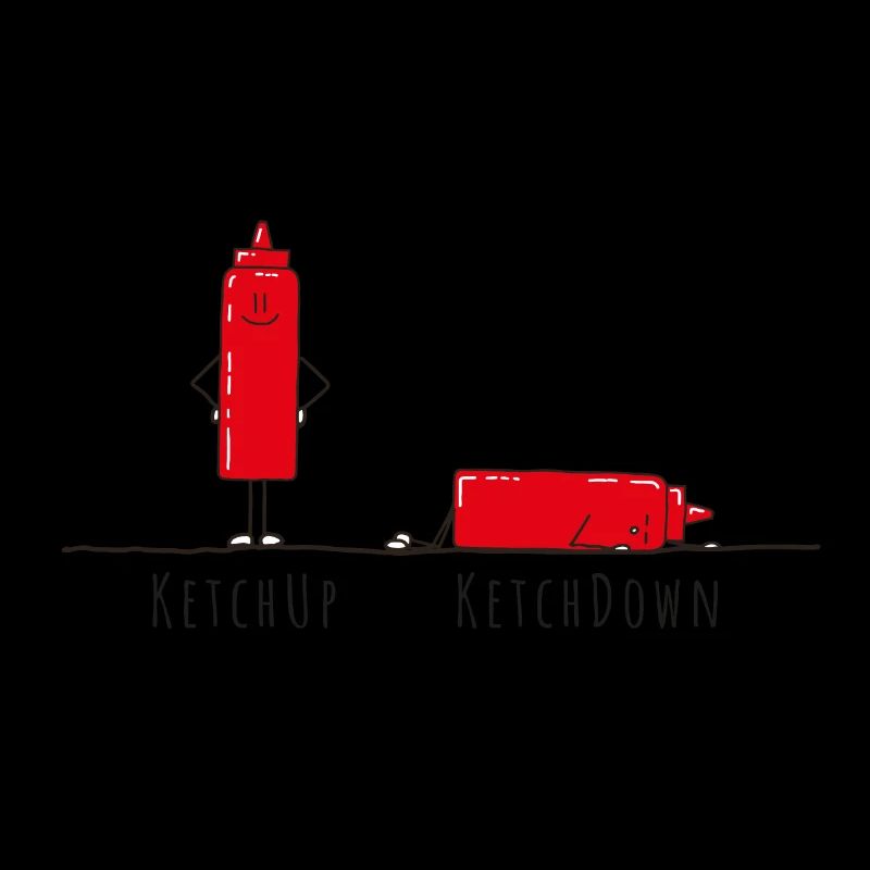 Ketchup - Ketchdown, pun
