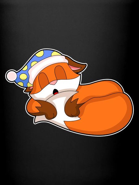 Bonnet de nuit Fox Sleeping