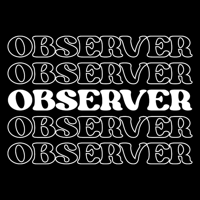 Observer Watcher Viewer Onlooker Spectator