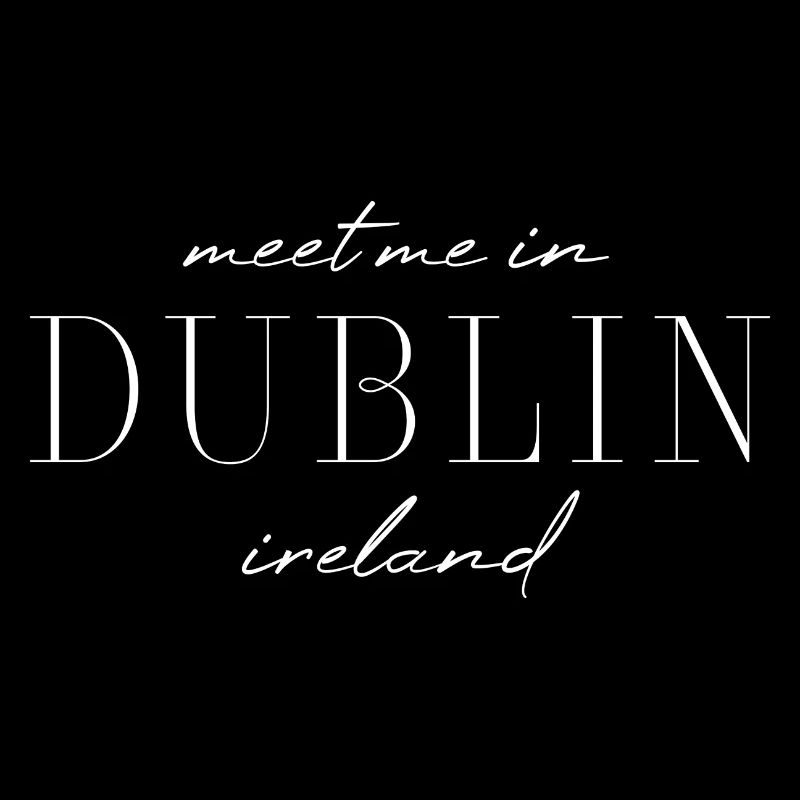 Dublin, Irlande Style Design T-shirt