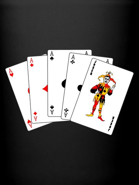 Cinq cartes Carré