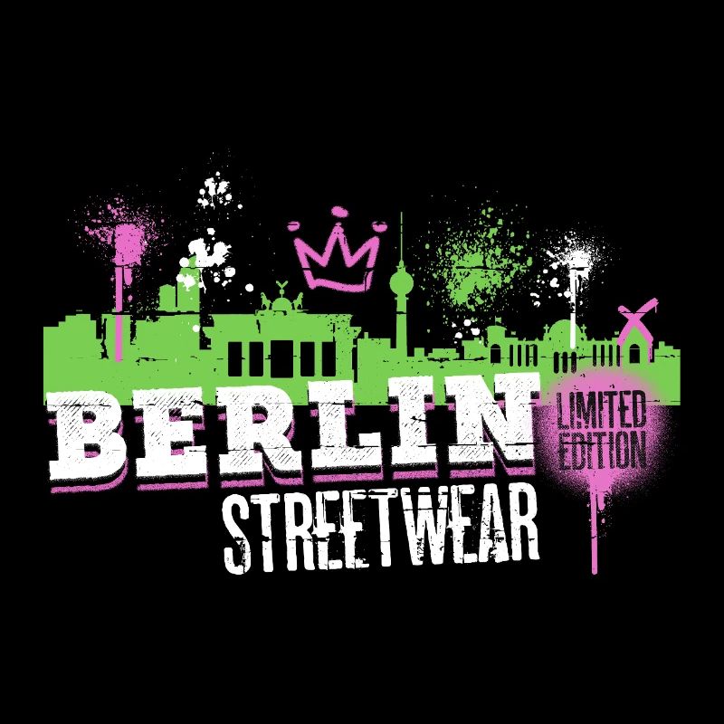 Berlin Skyline City Germany Graffiti Art
